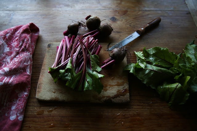 how to make the best use of the first tender baby beetroots
