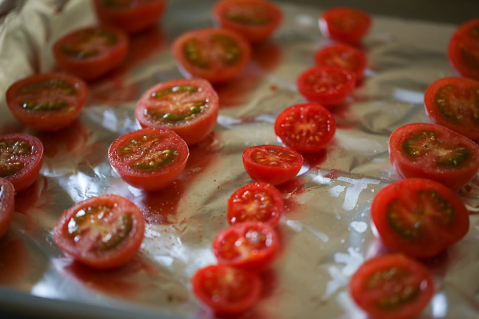 semi-dried tomatoes overnight