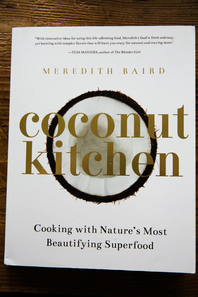 homemade coconut milk and a book recommendation